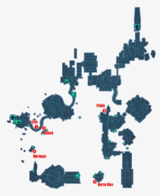 Borderlands Wiki - Map, HD Png Download, Transparent PNG