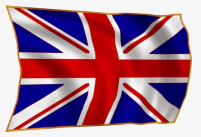 British Flag In Wind Vector Illustration - Transparent Background British Flag Png, Png Download, Transparent PNG