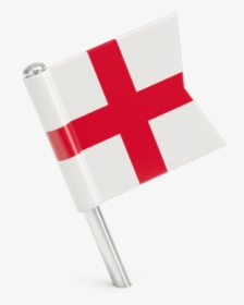 Square Flag Pin - England Flag Pin Png, Transparent Png, Transparent PNG