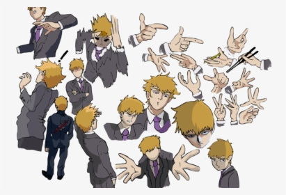 Mob Psycho 100 Reigen Fanart, HD Png Download, Transparent PNG