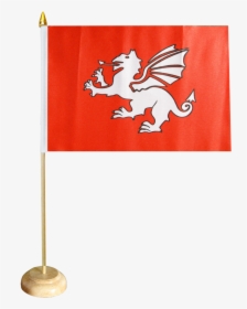 England White Dragon Table Flag - Flag, HD Png Download, Transparent PNG