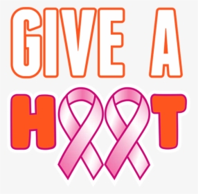 Give A Hoot - Hooters Breast Cancer Logos, HD Png Download, Transparent PNG