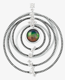 Sterling Silver Openwork Circles Topaz Vera Pendant - Rosa De Los Vientos Marina, HD Png Download, Transparent PNG