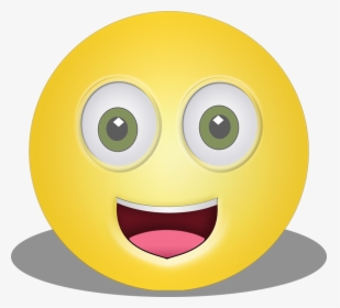 Surprised Happy Emoji, HD Png Download, Transparent PNG