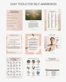 Mindful Life Workbook Pages - Brochure, HD Png Download, Transparent PNG