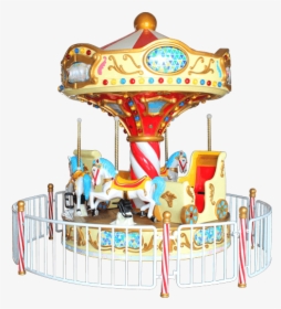 6 Player Carousel Indoor Outdoor Ride - Carousel Ride Design, HD Png Download, Transparent PNG