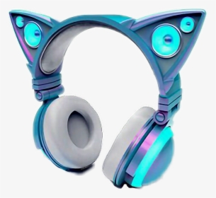 #audifonos Azules Ariana - Pastel Cat Ear Headphones, HD Png Download, Transparent PNG