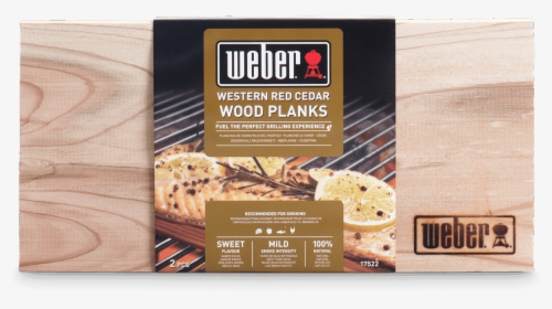 Western Red Cedar Wood Planks - Weber Grill, HD Png Download, Transparent PNG