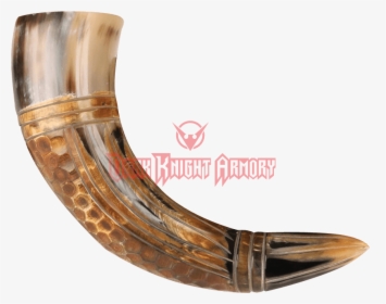 Png Gold Icon Shofar Horn - Drinking Horn Png, Transparent Png, Transparent PNG