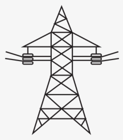 Transmission Tower Clipart, HD Png Download, Transparent PNG
