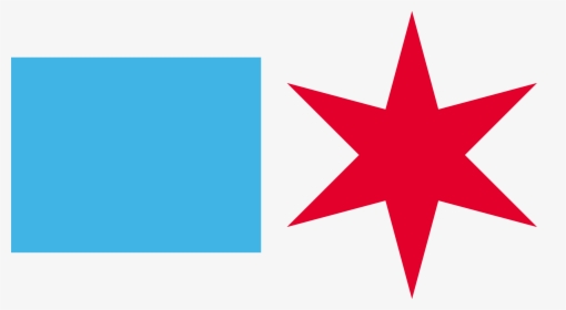 Logo Of The City Of Chicago - Transparent Red Chicago Star, HD Png Download, Transparent PNG