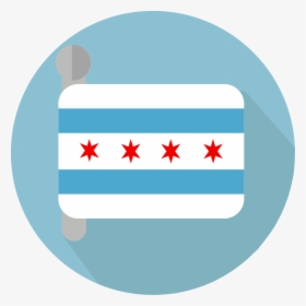 Official Chicago Flag Png - Chicago Flag Icon Png, Transparent Png, Transparent PNG