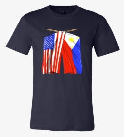 Philippines Flag T Shirt Filipino American Flag Tee - Philippine Flag And American Flag Png, Transparent Png, Transparent PNG