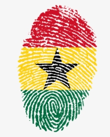 Ghana Flag Fingerprint, HD Png Download, Transparent PNG