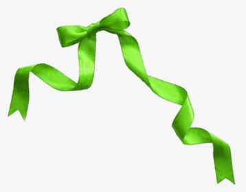 Green Ribbon Bow Png Download - Transparent Background Green Ribbon Png, Png Download, Transparent PNG