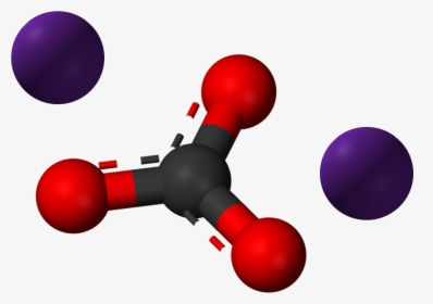 Caesium Carbonate 3d Balls - Carbonate Molecule, HD Png Download, Transparent PNG