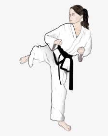 Transparent Karate Silhouette Png - Karate Taekwondo, Png Download, Transparent PNG