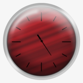 Red Abstract Background - Wall Clock, HD Png Download, Transparent PNG