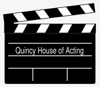 Quincy House Of Acting Svg Clip Arts - Clapper Board, HD Png Download, Transparent PNG