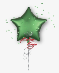 Satin Luxe Emerald Green Star - Balloon, HD Png Download, Transparent PNG