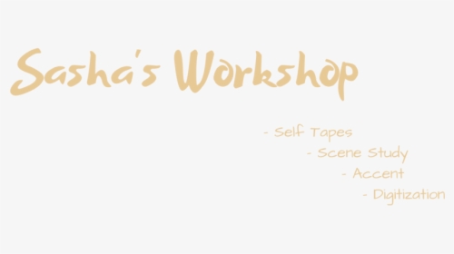Sasha S Workshop 1 - Calligraphy, HD Png Download, Transparent PNG