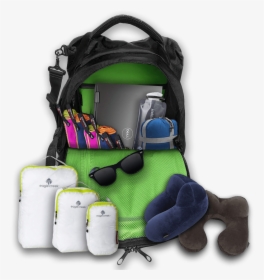 Clipart Backpack Sleeping Bag - Furniture, HD Png Download, Transparent PNG