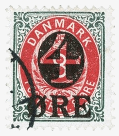 Inverted Frame 4 Ore - Rare Denmark Stamps, HD Png Download, Transparent PNG