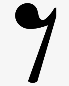 Eighth Rest Symbol In Music, HD Png Download, Transparent PNG