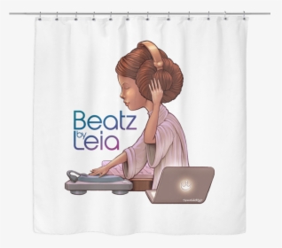 Beatz By Leia Shower Curtain - Hoodie, HD Png Download, Transparent PNG