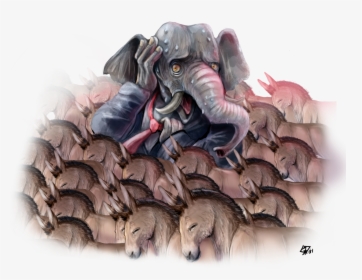 Indian Elephant, HD Png Download, Transparent PNG