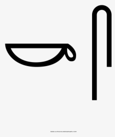 Hieroglyphics Coloring Page, HD Png Download, Transparent PNG