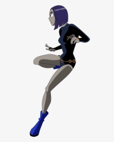 Teen Titan Raven By Https - Raven Teen Titans Animated, HD Png Download, Transparent PNG