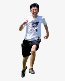 Frisbee Player Running, HD Png Download, Transparent PNG
