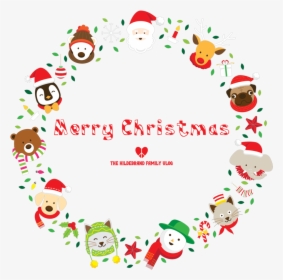 Merry Christmas Wreath Candy Cane With Logo, HD Png Download, Transparent PNG