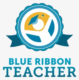 Blueribbonteacher Logo Rgb - Emblem, HD Png Download, Transparent PNG