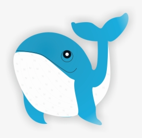 Blue Whale Animated, HD Png Download, Transparent PNG