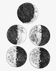 Moon, Hipster, And Grunge Image - Seventeenth Century Map Of Moon, HD Png Download, Transparent PNG