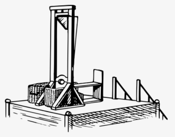 Revolution Drawing Guillotine - Guillotine French Revolution Drawing, HD Png Download, Transparent PNG