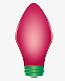 Graphic Christmas Light Bulb - Illustration, HD Png Download, Transparent PNG