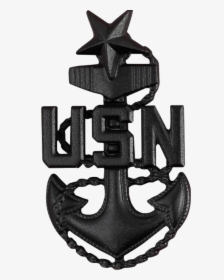 Cap Device Of A United States Navy Senior Chief Petty - Chief Petty Officer, HD Png Download, Transparent PNG