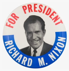 Nixon For President Political Button Museum - Nixon Transparent, HD Png Download, Transparent PNG