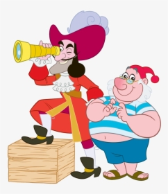 Pirate Clipart Friend - Captain Hook & Mr. Smee - Jake, HD Png Download, Transparent PNG
