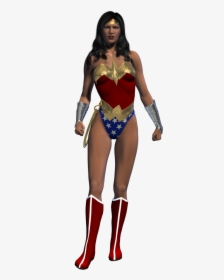 Gal Gadot Diana Prince Wonder Woman Superhero Female - Wonder Woman 3d Model Png, Transparent Png, Transparent PNG