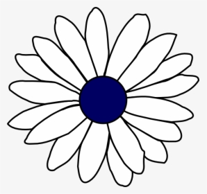Daisy S Clipart Art - Daisy Flower Clip Art Black And White, HD Png Download, Transparent PNG