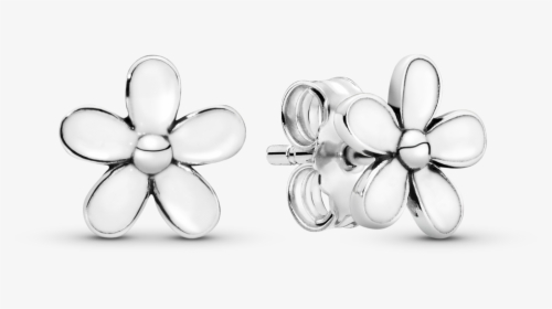 Pandora - Title - Tag - Pandora Flower Stud Earrings, HD Png Download, Transparent PNG