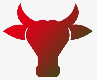 Bulls Png Clipart - Cow Face Silhouette Png, Transparent Png, Transparent PNG