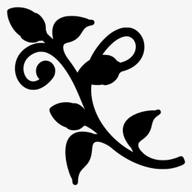 Calligraphy Vector Embellishment - Embellishment Leaf Clipart, HD Png ...