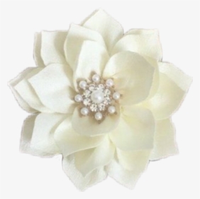 #flowers #flower #embellishments #embellishment #white - Artificial Flower, HD Png Download, Transparent PNG