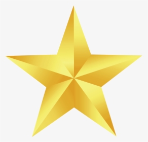 Royalty-free Star Clip Art - Golden Star Transparent Background, HD Png Download, Transparent PNG