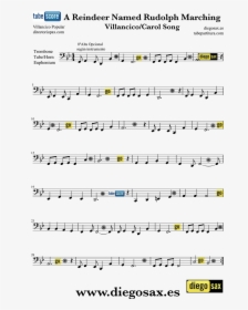 Diegosax Partituras Rudolph The Red-nosed Reindeer - Glenn Miller Moonlight Serenade Trombone, HD Png Download, Transparent PNG